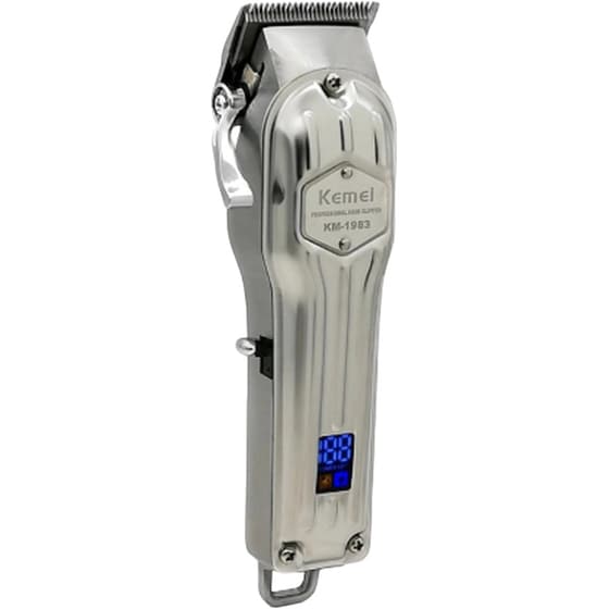 Επαγγελματική Κουρευτική Μηχανή KEMEI KM-1983 με 4 Χτενάκια Επαναφορτιζόμενη image 2