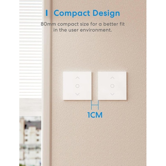 Αισθητήρας για ρολά παραθύρου Meross MRS100HK-EU με Wi-Fi image 8