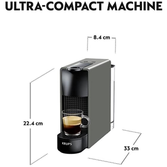 Nespresso® Original Essenza Mini XN110BV Krups Grey Μηχανή Καφέ image 5