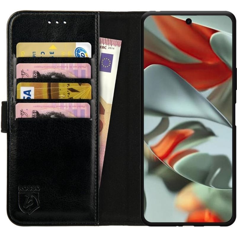 ROSSO Θήκη Google Pixel 9 Pro XL - Rosso Element PU Πορτοφόλι - Black