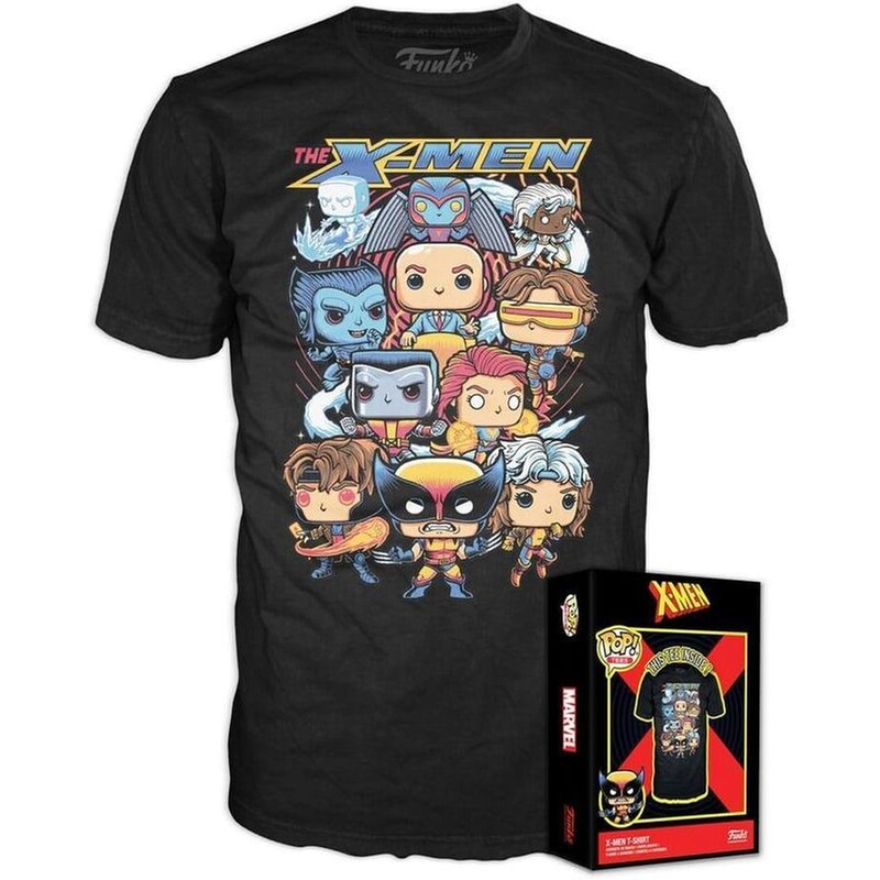 Funko Pop! Boxed Tee: X-men - Group Black T-shirt (s)