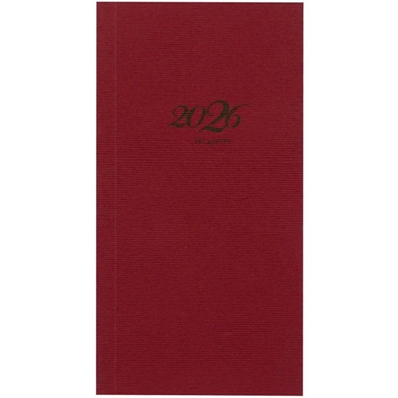 Ημερολόγιο Εβδομαδιαίο Επί Χάρτου 2026 Χαρτόδετο 8x16cm (1 Τεμάχιο) image 0