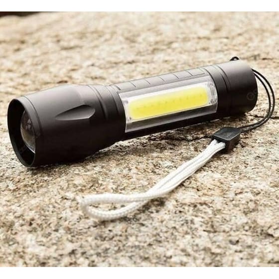 Επαναφορτιζόμενος Μίνι Φακός Led Xpe+cob Usb image 1