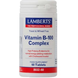 Lamberts Vitamin B-100 Complex - 60 ταμπλέτες