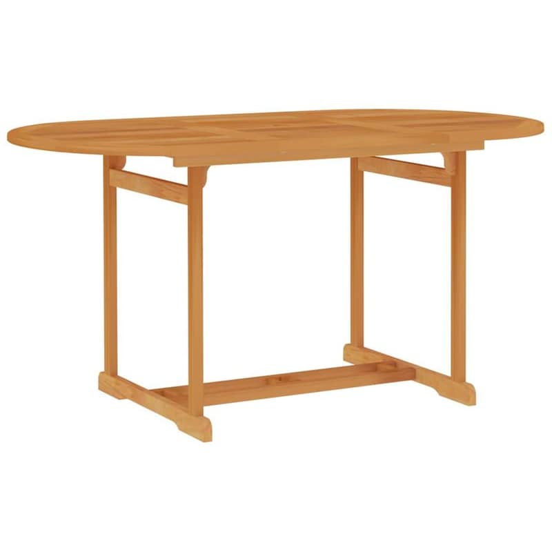 Τραπέζι Εξωτερικού Χώρου VidaXL από Ξύλο 150x90x75 cm - Καφέ