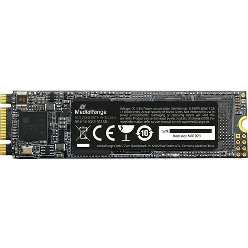 MEDIARANGE Εσωτερικός SSD MediaRange MR1023 M.2 NVMe SATA - 512GB