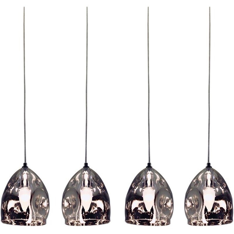 Κρεμαστό Φωτιστικό Οροφής Homelighting Soft 77-3696 - Ανθρακί