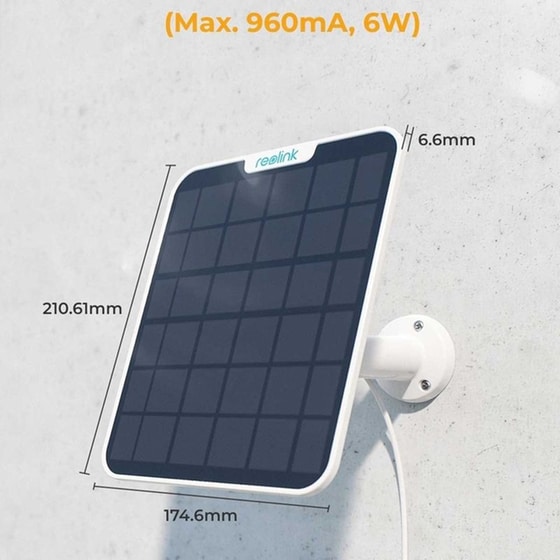 Solar Panel Reolink 2 για Τροφοδοσία Ασύρματων IP Καμερών με Ηλιακή Ενέργεια image 3
