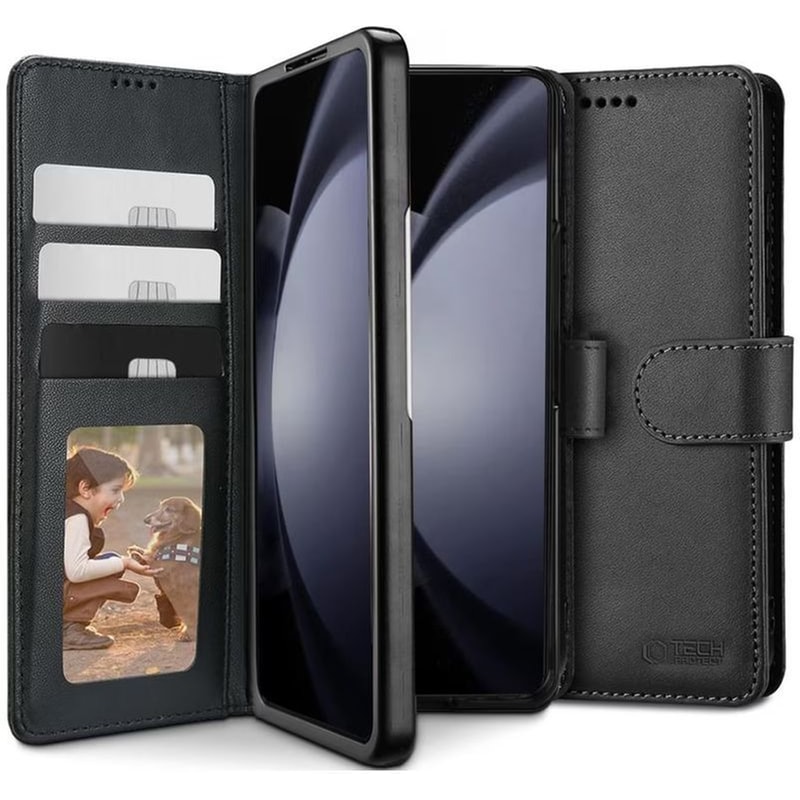 Θήκη Samsung Galaxy Z Fold 6 - Tech-Protect Wallet - Black φωτογραφία