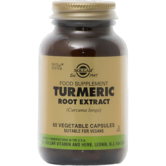 Ειδικό Συμπλήρωμα Διατροφής Solgar Turmeric Root Extract - 60 κάψουλες image 0