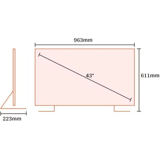 Hisense QLED 43" 4K Smart Τηλεόραση 43E7NQ image 1