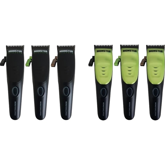 Επαγγελματική Κουρευτική Μηχανή MONSTER Monsterclipper Hybrid Blade με 7 Χτενάκια Επαναφορτιζόμενη image 3
