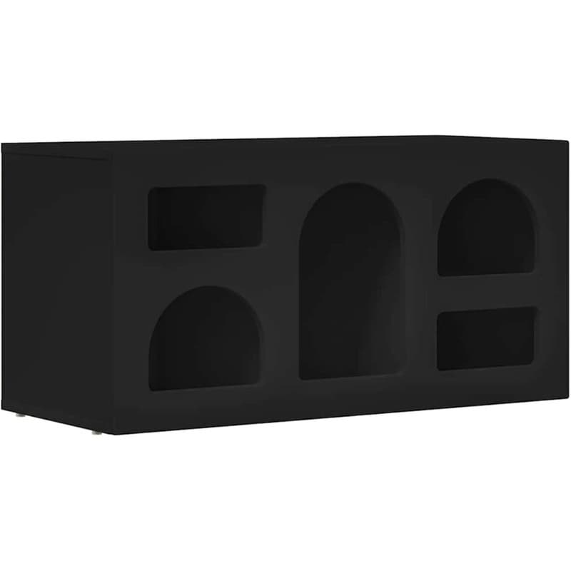 Έπιπλο Τηλεόρασης VidaXL ELST 80 x 35 x 40 cm - Μαύρο