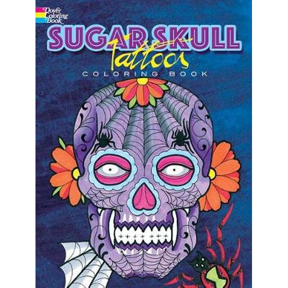 Sugar Skull Tattoos Coloring Book image 0