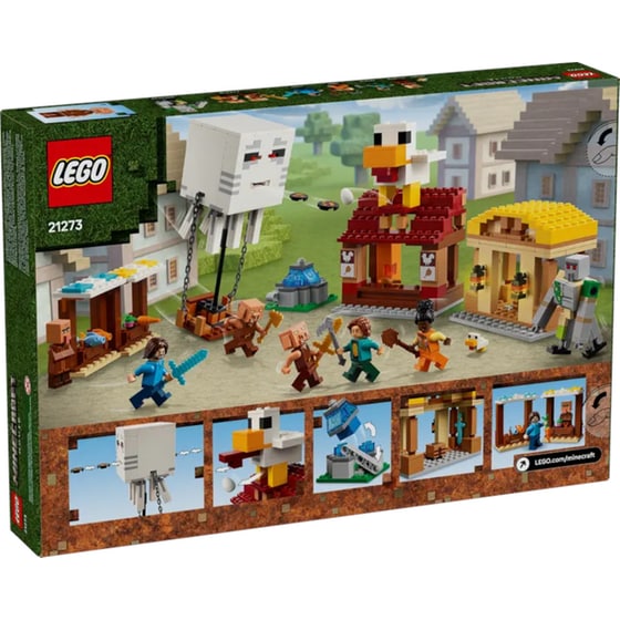 LEGO® Minecraft Movie The Ghast Balloon Village Attack (21273) image 1