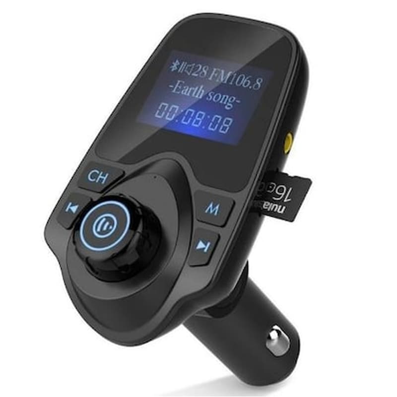 Car Fm Transmitter Αυτοκινήτου Usb, Sd, Aux Bluetooth – Ανοιχτής Ακρόασης -amp; Φορτιστής Usb