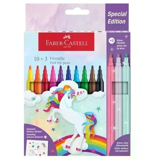 Μαρκαδόροι Faber-Castell Μονόκερος (10 Τεμάχια) image 0