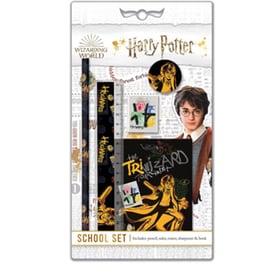 Σχολικό Σετ Graffiti Harry Potter με μολύβι, ξύστρα, γόμα, χάρακα, σημειωματάριο