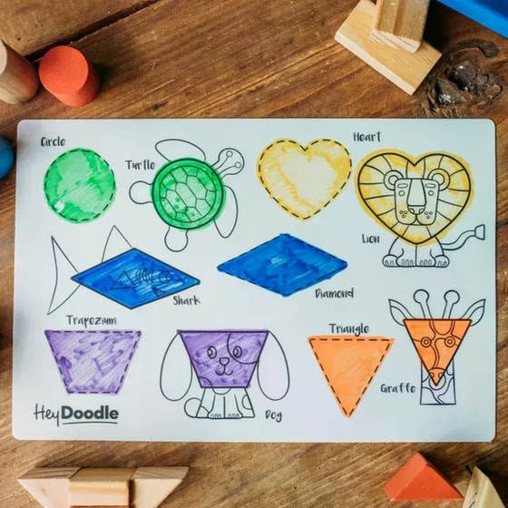Χαλάκι Ζωγραφικής Hey Doodle Shape Shifters Mini image 2