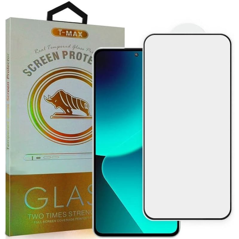 T-MAX Προστατευτικό οθόνης Xiaomi 13T Pro - T-Max Premium 3D Tempered Glass Full Glue Fluid Despensing 0.2mm 9H