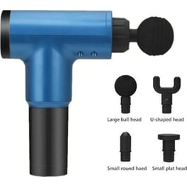 Συσκευή Μασάζ Muscle Massager Fascial Gun Blue Black