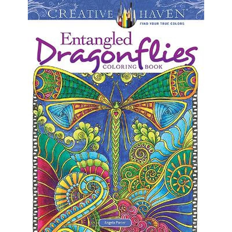 Creative Haven Entangled Dragonflies Coloring Book