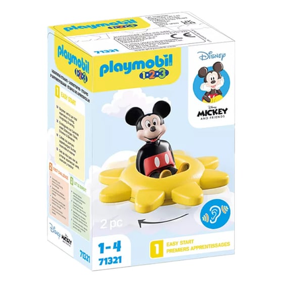 PLAYMOBIL® 1·2·3 Μίκυ Μάους με περιστρεφόμενο ήλιο (71321) image 0