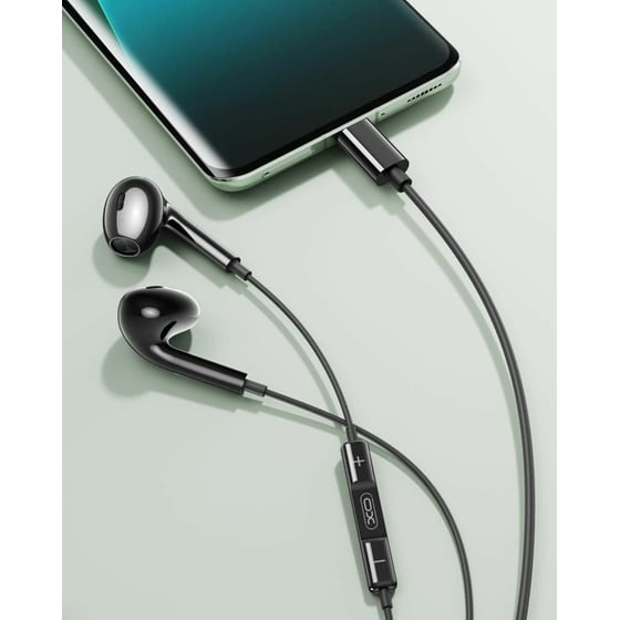 Ακουστικά Handsfree XO EP74 4th Gen USB-C - Μαύρα image 1