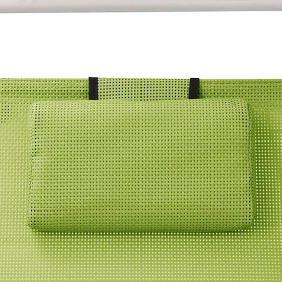 Ξαπλώστρα VidaXL Διπλή με Σκίαστρο από Textilene 190x137x158 cm - Πράσινο/Μπεζ image 5