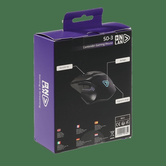 Gaming Ποντίκι Onlan S-03 Ενσύρματο - Black image 2