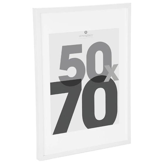 Κορνίζα Spitishop A-s White Frame 121161b Επιτοίχια από MDF 50x70cm - Λευκό image 1