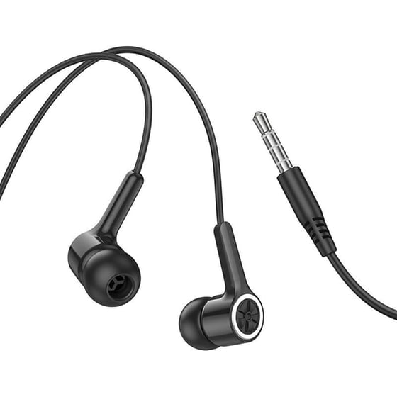 Hands Free Hoco M104 Gamble Universal Earphones Hi-fi Stereo 3.5mm Λευκό 1.2m image 3
