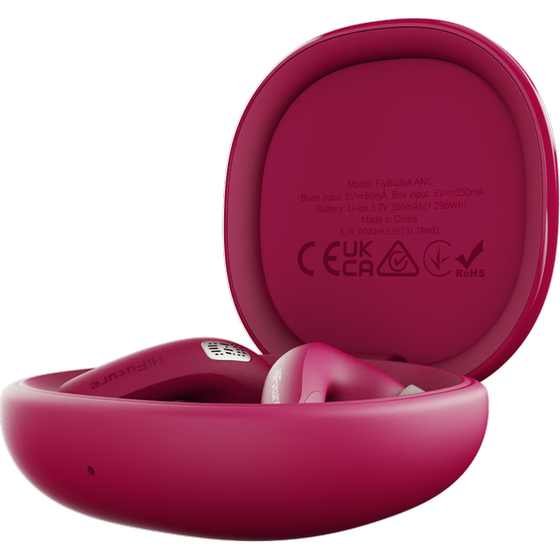 Ακουστικά Bluetooth HiFuture FlyBuds4 AI - Hot Pink image 1