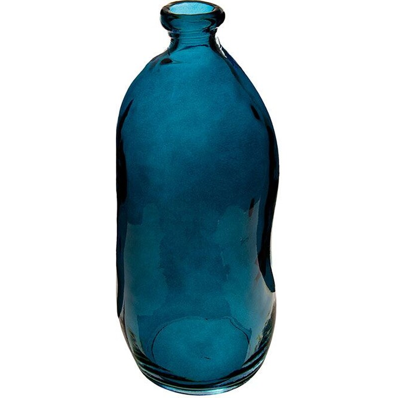 Διακοσμητικό Βάζο Spitishop Γυάλινο 14.5x35 cm - Μπλε