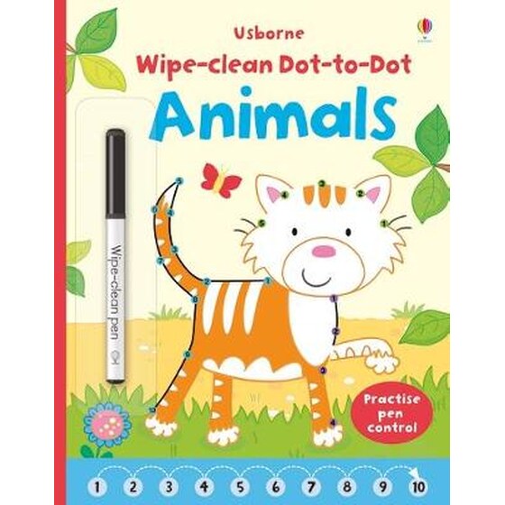 Wipe-clean Dot-to-dot Animals image 0