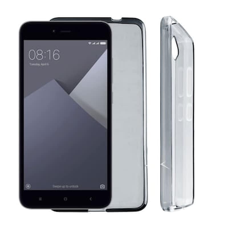 Θήκη Xiaomi Redmi Note 5A - Volte-Tel Prime Slimcolor - Διάφανη Γκρι