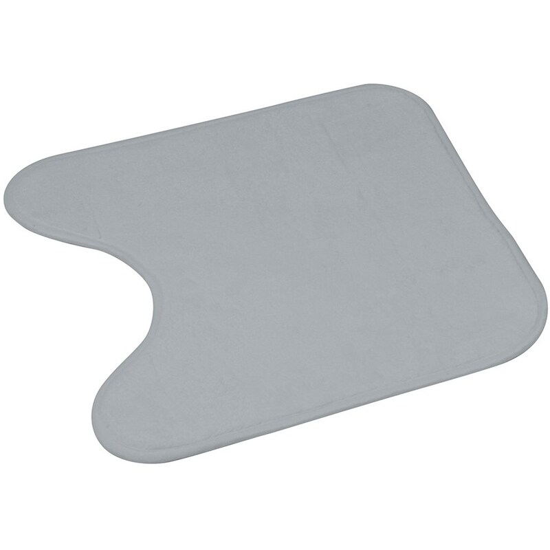 SPITISHOP Πατάκι Λεκάνης Spitishop L-c Vitamine 6gmb268gc από Πολυεστέρα 45x45cm - Γκρι