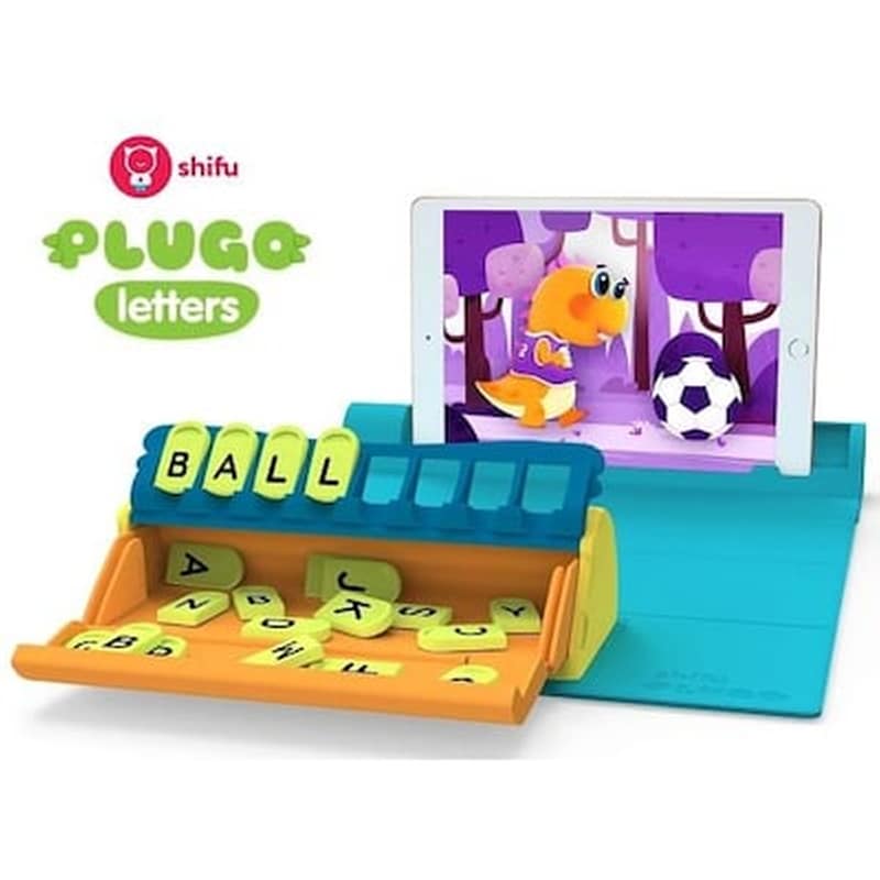 Plugo Letters Σύστημα Παιδικού Παιχνιδιού Επαυξημένης Πραγματικότητας Γνώσεων Με Τουβλάκια