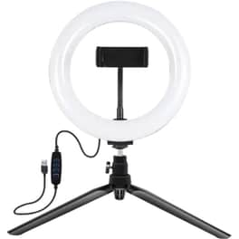 Τρίποδο με Led Δαχτύλιο Puluz Pkt3073b - Μαύρο