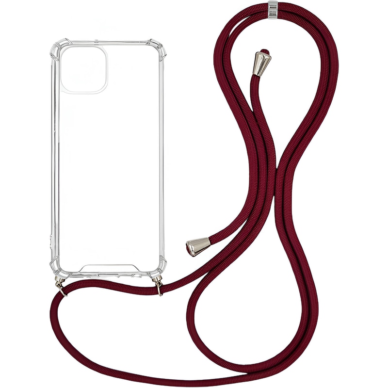 Θήκη Apple iPhone 14 - Sonique Armor Clear - Μπορντό