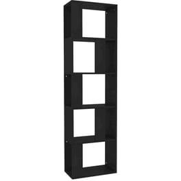 Βιβλιοθήκη VidaXL από Μοριοσανίδα 45x24x159 cm - Μαύρο