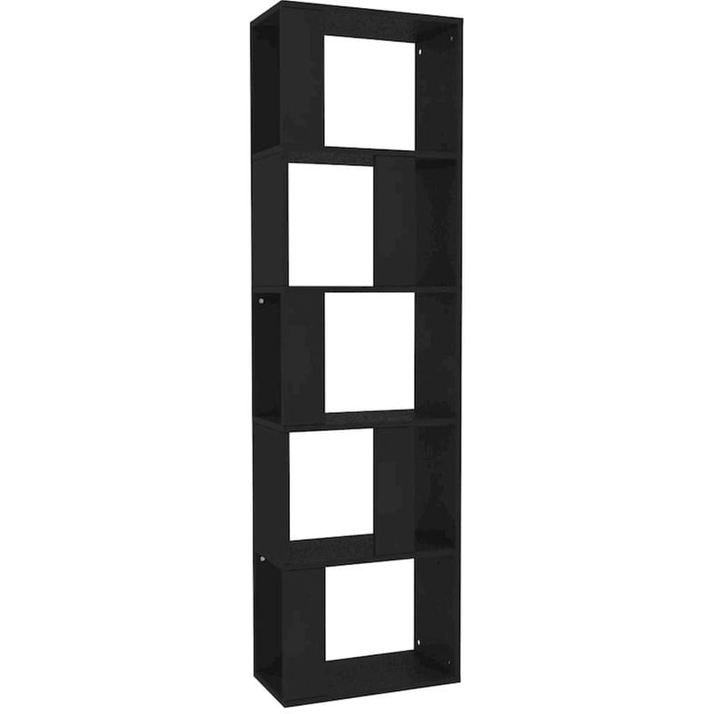 Βιβλιοθήκη VidaXL από Μοριοσανίδα 45x24x159 cm - Μαύρο VIDAXL