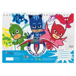 Μπλοκ Ζωγραφικής Διακακης Αεβε Pj Masks A4 30 Φύλλων