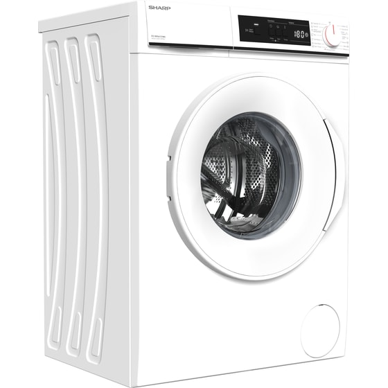 SHARP ES-NFA6121WC-EE 6 kg 1.200 Στροφές Λευκό Πλυντήριο Ρούχων image 1