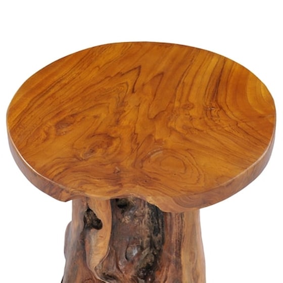 Τραπεζάκι Σαλονιού VidaXL από Μασίφ Ξύλο Teak 40x40cm - Καφέ image 3