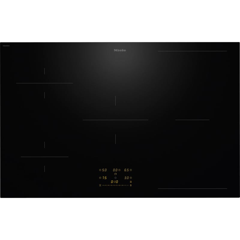 MIELE KM8484 FL 80 cm Μαύρο Εστία Επαγωγική Αυτόνομη