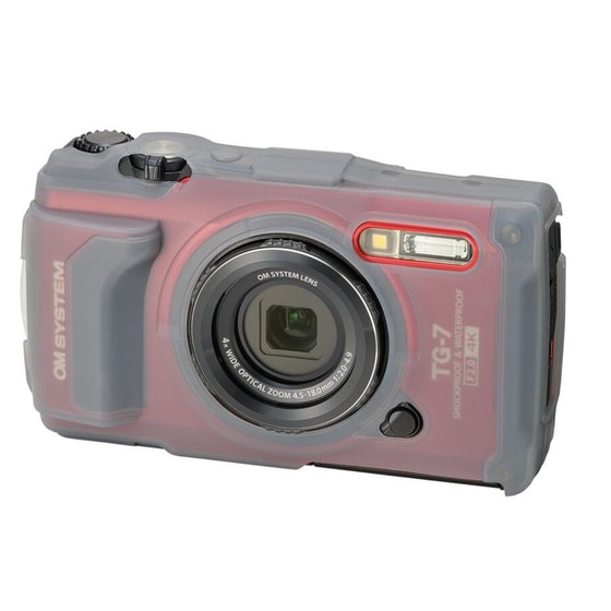Θήκη Σιλικόνης Olympus CSCH-128 για TG-7 - Διάφανη image 1