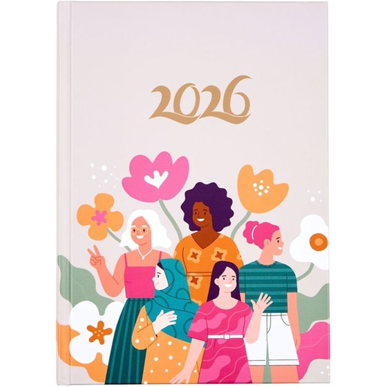 Ημερολόγιο Ημερήσιο Coolbee 2026 Girl Power 17x24cm image 0
