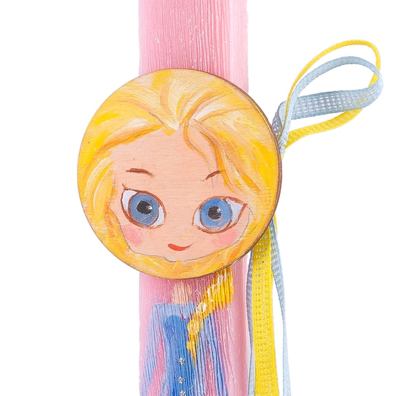 Λαμπάδα DROSOU LUCKY Frozen Ζωγραφική image 1