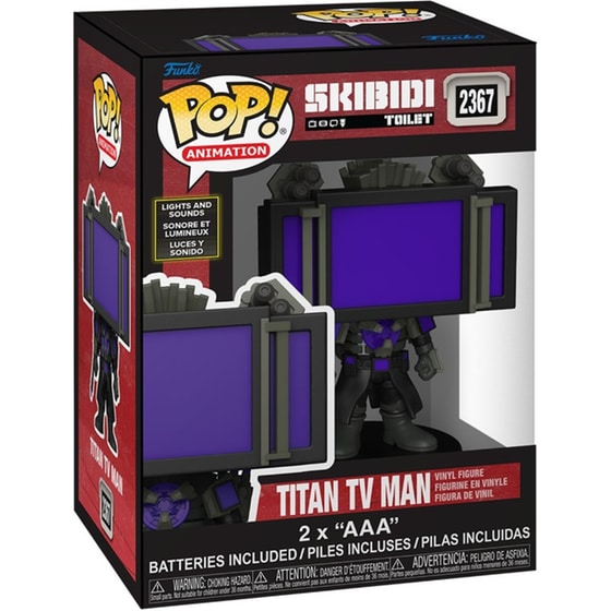 Funko Pop! SFX: Skibidi Toilet - Titan TV Man #2367 image 1